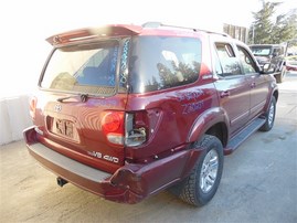 2006 TOYOTA SEQUOIA LIMITED SALSA RED PEARL 4.7 AT 4WD Z20239